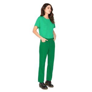 Free People‎ x Sandrine Rose Women's Kelly Green Jean Size 29